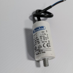 Condensateur permanent 7µf sortie câble souple tension 450V Maximum