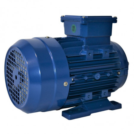Moteur électrique Triphasé 230/400 V 3 Cv Almo Mh1 2,2 Kw 3000 Tr Min Asynchrone Triphase Bride B14 Protection Ip 55 47897674