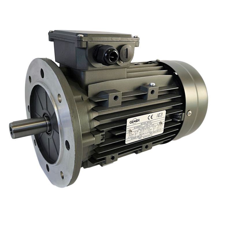 Moteur électrique 2,2 KW (3 CV) 220V Monophasé CEMER MY90L2B3 - 3000 Tr/min - Bride B3 - Pour Machines Outils Et Atelier