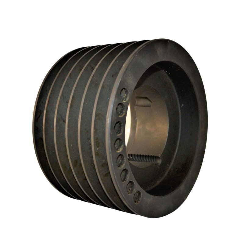 Poulie Trapézoïdale SPB 125 X 19 - 2 Rainures - En Acier - Pour Moteur électrique (alésage 19 Mm)