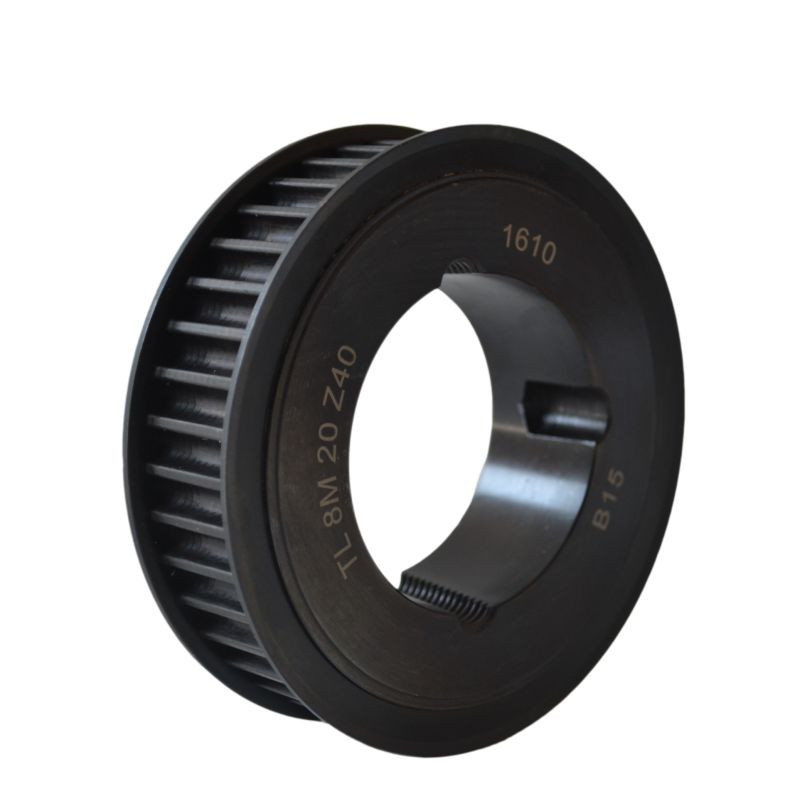 Poulie dentée HTD 14M - 38 dents - largeur 85mm - moyeu 3020