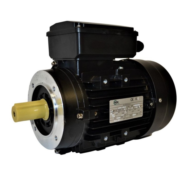 Moteur électrique monophasé 0.55 Kw - 3000 tr/min - B14 - Un condensateur